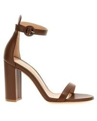 Gianvito Rossi - Gaeta Ankle Strap Sandals - Lyst