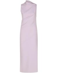 Courreges - Courrèges Long Draped Dress - Lyst