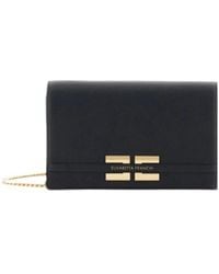 Elisabetta Franchi - Chain Strap Logo Clutch Bag - Lyst