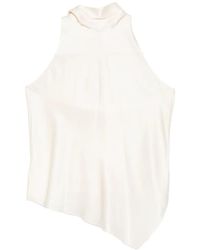 Brunello Cucinelli - Asymmetric Halterneck Top - Lyst