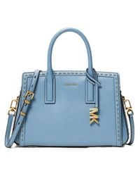 MICHAEL Michael Kors - Laila Small Studded Satchel Bag - Lyst