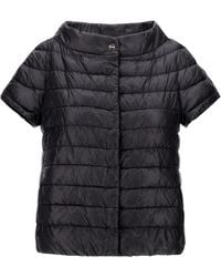 Herno - Greta Short-Sleeved Puffer Jacket - Lyst