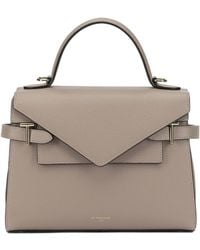 Le Tanneur - Structured Top Handle Shoulder Bag - Lyst