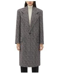 Bottega Veneta - Lapel Long-Sleeved Coat - Lyst