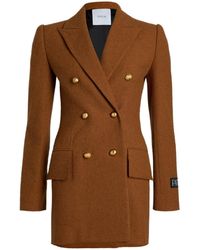 Patou - Collared Button-Up Coat - Lyst