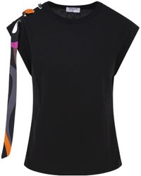 PUCCI - Iride-Print Cotton Top - Lyst