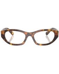 Miu Miu - Eyewear Oval-Frame Glasses - Lyst