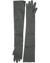 Maison Margiela - Two-Tone Leather Gloves - Lyst