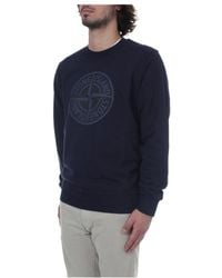 Stone Island - Industrial One Cotton Sweatshirt - Lyst