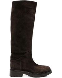 Strategia - Round-Toe Tall Boots - Lyst