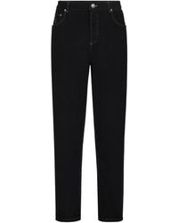Brunello Cucinelli - Garment-Dyed Five-Pocket Trousers - Lyst