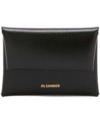 Jil Sander - Logo Printed Envelope Card Holder - Lyst