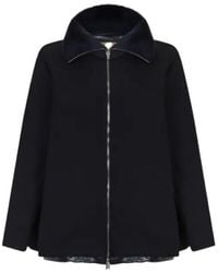 Herno - Fur Collar Zip Coat - Lyst