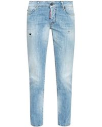 DSquared² - Low-Rise Slim-Cut Jeans - Lyst