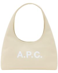 A.P.C. - Baby Ninon Logo Printed Shoulder Bag - Lyst