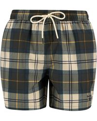 Barbour - Tartan Swim Shorts - Lyst