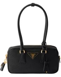 Prada - Saffiano-Leather Tote Bag - Lyst