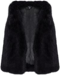 Balmain - Sleeveless Fur Vest - Lyst