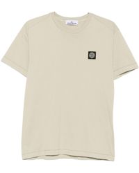 Stone Island - Logo Patch T-Shirt - Lyst