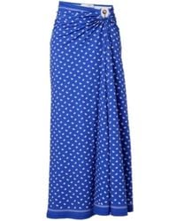 Christopher Esber - Ruched Orbit Bandana Maxi Skirt - Lyst