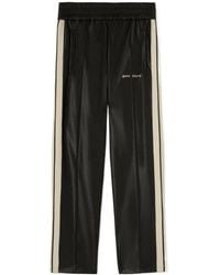 Palm Angels - Logo Embroidered Side Stripe Detailed Track Pants - Lyst