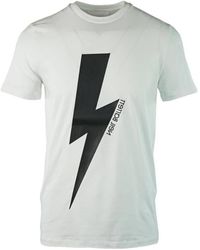 Neil Barrett - Logo Details T-Shirt - Lyst