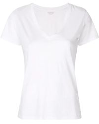 Vince - Classic V-Neck Short-Sleeved T-Shirt - Lyst