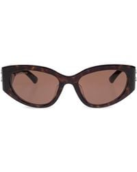 Balenciaga - Eyewear Bossy Cat-Eye Frame Sunglasses - Lyst