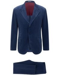 Brunello Cucinelli - Long-Sleeved Suit Jacket - Lyst