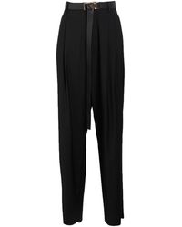 Max Mara - Loose-Fit Wool Trousers - Lyst