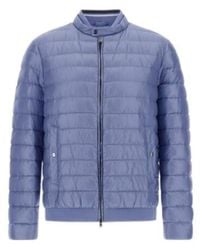 Herno - Quilted Zip-Front Jacket - Lyst