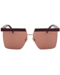 Max Mara - Geometric Frame Sunglasses - Lyst