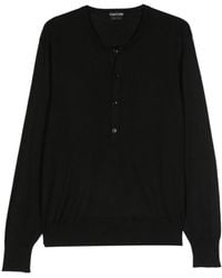 Tom Ford - Crewneck Fine-Knit Top - Lyst