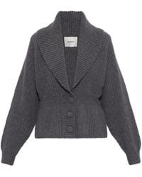 Lisa Yang - Button Shawl-Collar Cardigan - Lyst