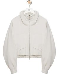 Loewe - Layered Drawstring-Hem Jacket - Lyst