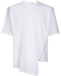 Comme des Garçons - Comme Des Garçons Shirt Zip Detailed T-Shirt - Lyst