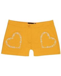 Moschino - Logo Detail Shorts - Lyst