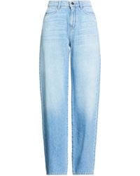 Max Mara - Light-Wash Straight-Leg Jeans - Lyst