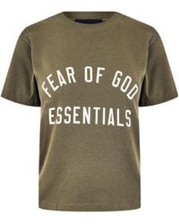 Fear Of God - Logo Print T-Shirt - Lyst