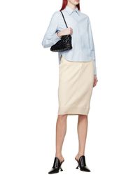 Bottega Veneta - Printed Leather Check Shirt - Lyst