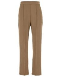Max Mara - Teismo Pleat Detailed Trousers - Lyst