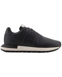 Emporio Armani - Lace-Up Low-Cut Sneakers - Lyst