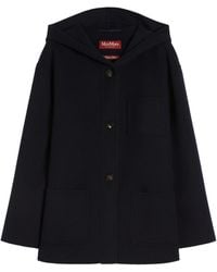 Max Mara - Studio Mstpaglie Hooded Overshirt - Lyst