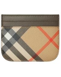 Burberry - Vintage-Check Rectangle Shape Cardholder - Lyst