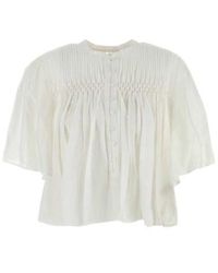 Isabel Marant - Isabel Marant Étoile Destiny Embroidered Detailed Blouse - Lyst