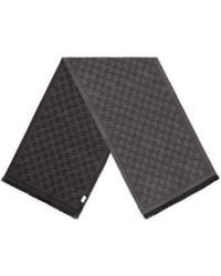 Gucci - Gg Jacquard Pattern Knitted Scarf - Lyst