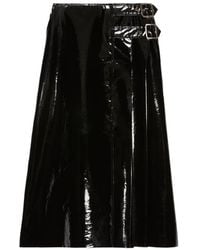 Gucci - High-Waisted Vinyl Skirt - Lyst