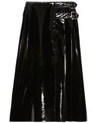 Gucci - High-Waisted Vinyl Skirt - Lyst
