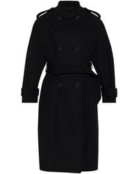 Chloé - Chloé Ma 05 Belted Double-Breasted Coat - Lyst