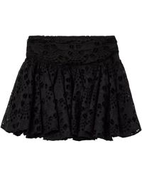 AllSaints - Dotty Broderie Anglaise Skirt - Lyst